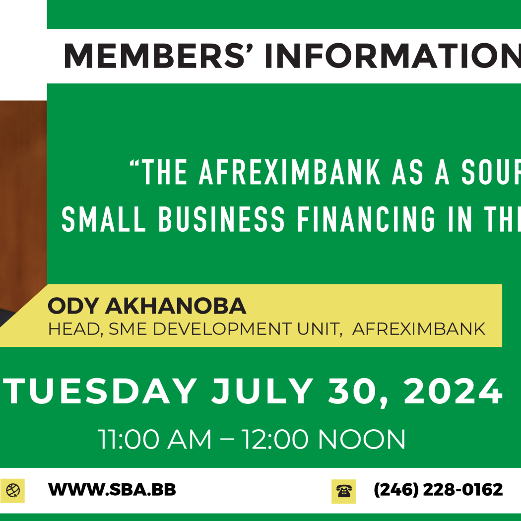The Afreximbank as a Source for Small Business Financing in the Caribbean (July 2024)